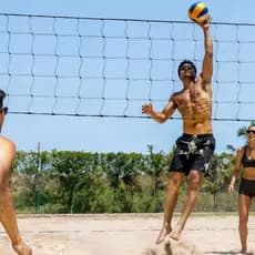 Rede Vôlei 5m Recreação Sem Faixa Reforçada Alta Resistência Para Piscina Praia Quadra Quintal