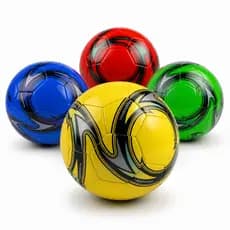 Kit Bolas De Futebol Campo Nº5 Infantil Resistente Costurada Treino Escola Recreação Lazer