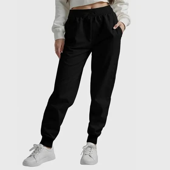 Calça Moletom Feminina Lisa Confortável Com Bolso Costura Reforçada Perfeita Para Seu Dia Dia