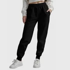 Calça Moletom Feminina Lisa Confortável Com Bolso Costura Reforçada Perfeita Para Seu Dia Dia