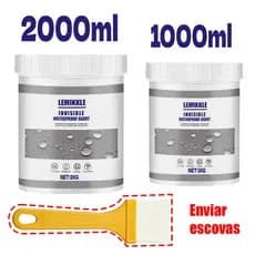 Invisível Impermeável 2000ML/1000ML/500ML Agente De Revestimento Transparente Anti-Vazamento + brush