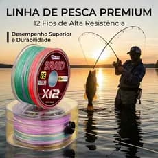 Linha de pesca de PE de 8/12 fios, linha específica para pesca com isca artificial, superdeslizante, Várias cores