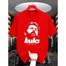 Camiseta 100% Algodão Camisa Luiz Inácio Lula Da Silva