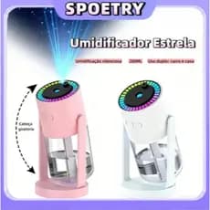 Mini Umidificador Portátil Usb Led e Projeção Aromatizador De Ambiente Purificador De Ar Casa carro Escritório Escola