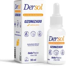 Óleo de Girassol Ozonizado Ozônio Ativo 30ml Hidrata, Nutre, Restaura e Renova a Pele - BellaPhytus