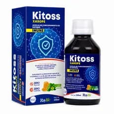 Kitoss Xarope Imunidade Vitamina C D Zinco Selênio Própolis Alho Zero Açúcar Zero Calorias 150ml