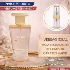 Perfume Eclair Affair French Avenue Floral Frutado GOURMAND ELEGANTE FASCINANTE BAUNILHA SOFISTICADA Perfume feminino
