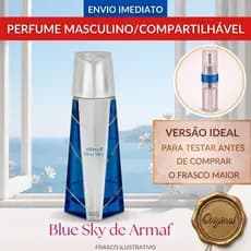 Perfume masculino Blue Sky Armaf ELEGANTE CÍTRICO FRUTADO VERSÁTIL LUXUOSO perfume compartilhável