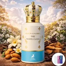 Perfume The White Cloud - Maison Alhambra - GOURMAND DOCURA CREMOSIDADE SOFISTICAÇÃO -CHEIRO LEITE CONDENSADO REQUINTADO