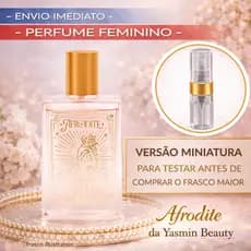 Perfume Afrodite Yasmin Beauty Feminino MARCANTE SEDUTOR ELEGANTE Baunilha Perfume Feminino