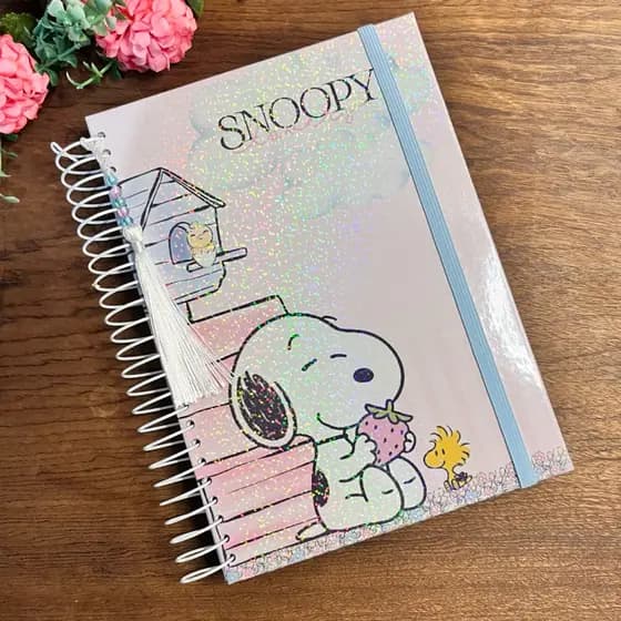 Agenda snoopy 2027 personalizada. Caderno/Planner/Agenda