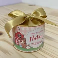 tubolatas personalizadas fazendinha 5x6cm - lembrancinha de aniversário/maternidade/chá de bebê - fazendinha