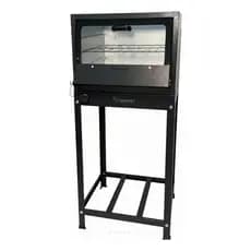 Forno A Gás 80 Litros Com Cavalete Tampa De Vidro Profissional