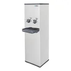 Bebedouro Industrial De Água 25 Litros 2 Torneiras Geladas Purificador Total Inox De Coluna + Filtro