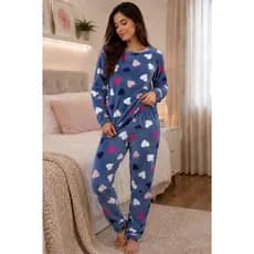 Pijama Feminino UltraSoft Inverno Conjunto Peluciado - Pijama Frio 2026