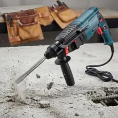 Martelete Perfurador Rompedor Martelo de Impacto Industrial Com Kit Completo de Peças, Tipo 20 (800W) e Tipo 26 (1300W)