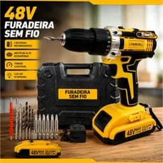 Parafusadeira Furadeira|Conjunto De Furadeira De Lítio Sem Fio De 2 Velocidades 48V