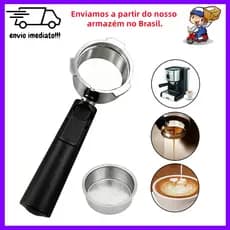 Adequado para máquina de café expresso profissional 51mm suporte de filtro de café sem fundo