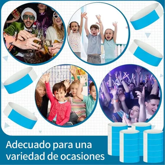 600 peças de pulseiras de papel, adequadas para várias atividades, como festas, clubes, concertos, festivais musicais, à