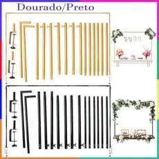 1 Peças Suporte de Haste Sobre A Mesa com Grampos, Suporte de Arco de Mesa Ajustável, Suporte de Mesa de Balão