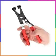 Alicate de braçadeira de mangueira, ferramenta de reparo automático, faixa plana giratória para remoção e instalação
