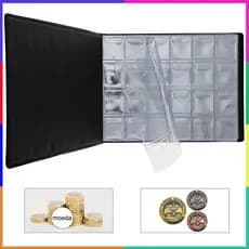 Livro De Álbum De Suporte De Coleção De Moedas De 240 Bolsos Para Colecionadores, Álbum De Coleta De Moedas