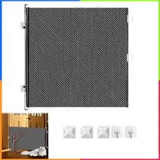 Barra de porta telescópica, barra de porta para animais de estimação, barra de porta infantil, plástico PVC + Material d