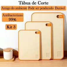 Tábua De Corte Retangular Antibacteriana Antimofo palha de trigo Adequado para cozinha