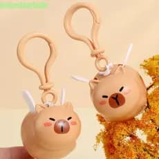 SOMEDAYZL0M Pingente De Capivara Extensível , Kawaii Com Asas Chaveiro Voadora , Corda De Puxar