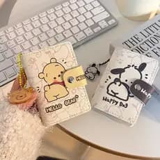 Bonito Desenho Animado Sanrio Pachacco Porta-Cartões De Urso Grande Capacidade Organizador De Carteira De Motorista