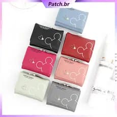 Carteira de Moda Carteira de Senhoras [Mickey Mouse Wallet] Carteira Multifuncional Cartoon