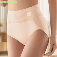 SOMEDAYZL0M Cuecas Sem Costura , Roupa Íntima Feminina De Cintura Alta Plus Size , Calcinha Pós-Parto Com Controle De Ba