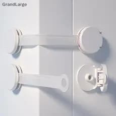 [GrandLarge] Fechadura De Gaveta De Segurança Infantil , Anti-Pitada , Porta De Armário , Banheiro , Geladeira , Para Be