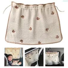 Cucrya Sun Shade Ventosa Para Carro Cortina Guarda-Sol Deslizante De Desenho Animado Proteção UV