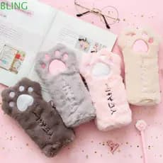 Caneta BLING Bolsa Aprendizagem Material De Escritório Garra De Gato Lápis De Grande Capacidade