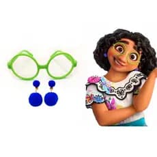 Encanto Mirabel Cosplay Brincos De Óculos Isabella Acessórios Gift Kids Favor