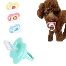 Chupeta De Silicone Macio Para Animais De Estimação , Brinquedo Calmante Mastigar Cães Ansiosos , Gatos , Durável , Resi