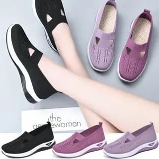 [Sapatos De Verão De Sola Macia E Confortável Caminhada Leve Adequados Para Idade Média De Mães Idosas Presente De Mãe