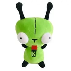 20cm Alien ET 3D Eyes Green Invader ZIM GIR Cão brinquedo de pelúcia de Natal Crianças GRWU