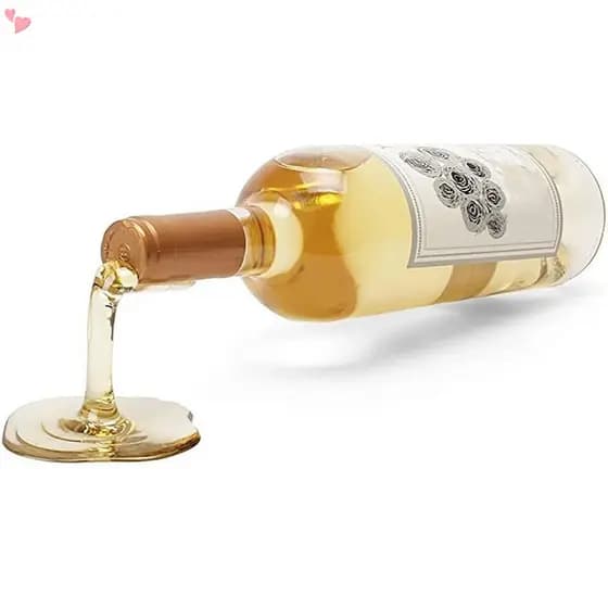 Porta Garrafas De Vinho Derramado-Diversão E Maneira Única De Exibir Seu Favorito
