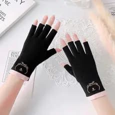 Manicure Anti-Queimadura Luvas Femininas De Algodão Respirável Primavera Verão Resistentes A UV Ciclismo Leve Condução A