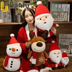 LIANFU Papai Noel Brinquedos De Pelúcia Animal Boneca Presentes De Natal 23/40/50CM Elk