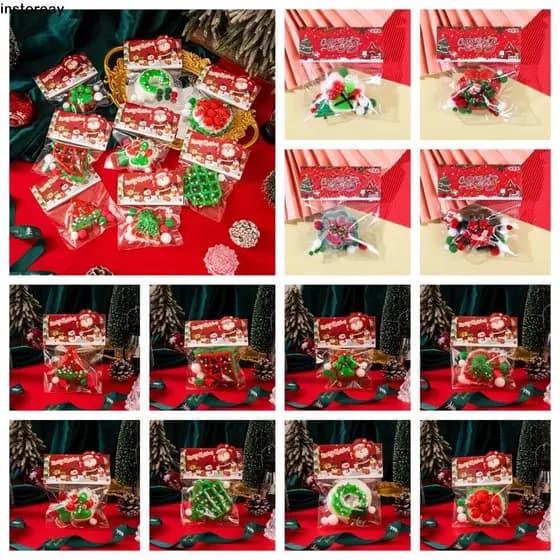INSTOREAY Brinquedo De Apertar Para Gatos , Boneca Macia De Desenho Animado De Natal , Waffle 3D TPR Pinch Food Series T