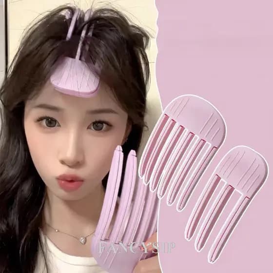 Clipes De Volume De Cabelo De Plástico Com Tema De Anjo Estilo Glamouroso 2 Pacotes-Sem Penas , Fácil Operação , Lavávei