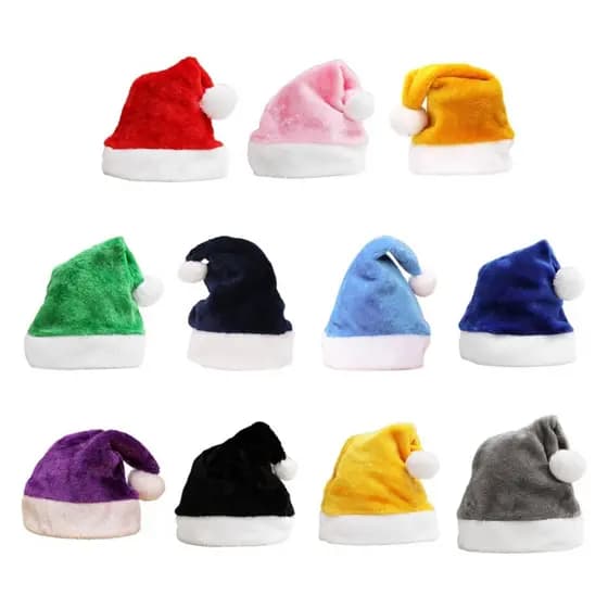 YYS Gorro Clássico De Natal De Pelúcia De Inverno Para Cosplay De Adultos E Crianças