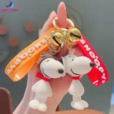Chaveiro Boneco Snoopy De Silicone Casal De Carro Pingente De Bolsa Criativo Acessórios