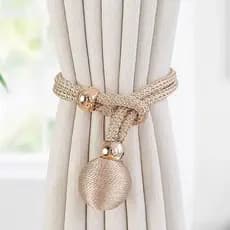 1/2 Pcs Cortina Tiebacks Tie Backs Clipes De Fivela Tecer Retentores De Corda Home