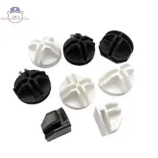 newsandrain 10 Pçs Cubo De Fio Conectores De Plástico Guarda-Roupa Snap Modular Organizador Armário Caixa Fecho Fivela C