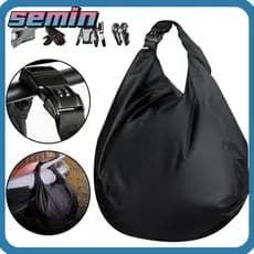 Bolsa Para Capacete De Moto SEMIN , Equipamentos De Motocicleta Com Fivela De Seguro De Grande Capacidade , À Prova D'ág