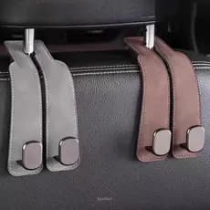 XYY Gancho Universal Para Encosto De Cabeça De Assento De Carro 2 Em 1 , Couro Macio , Traseiro Bolsa , Mochila Duplo ,